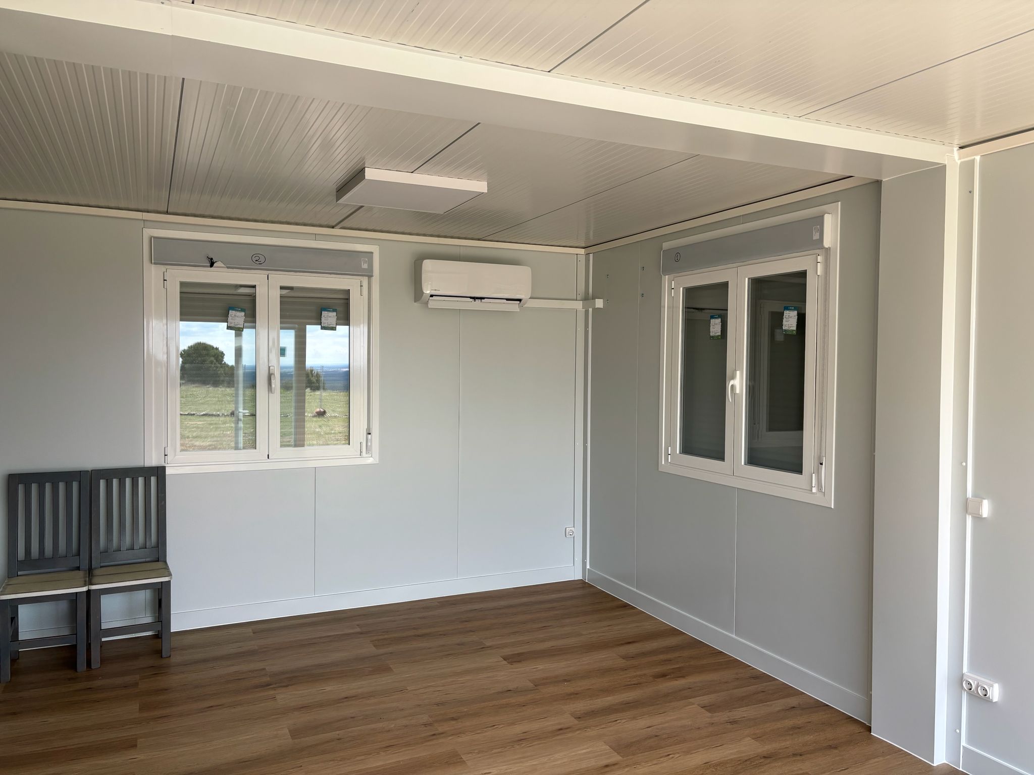 Interior terminado de una vivienda panelada